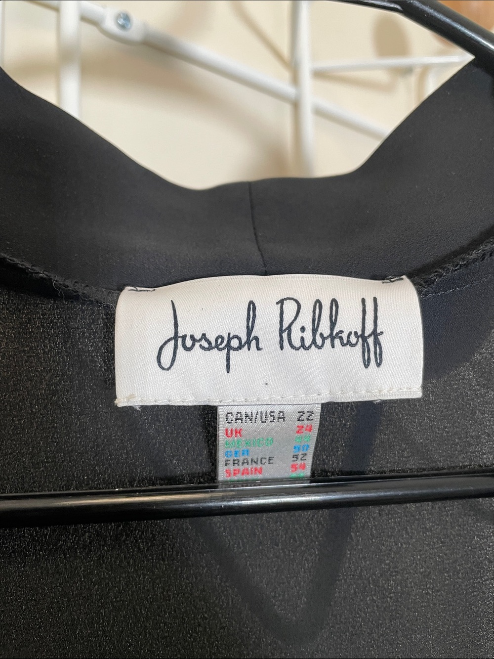 Joseph Ribkoff Open-Front Flowy Polyester Cardigan  Black M - Picture 2 of 11